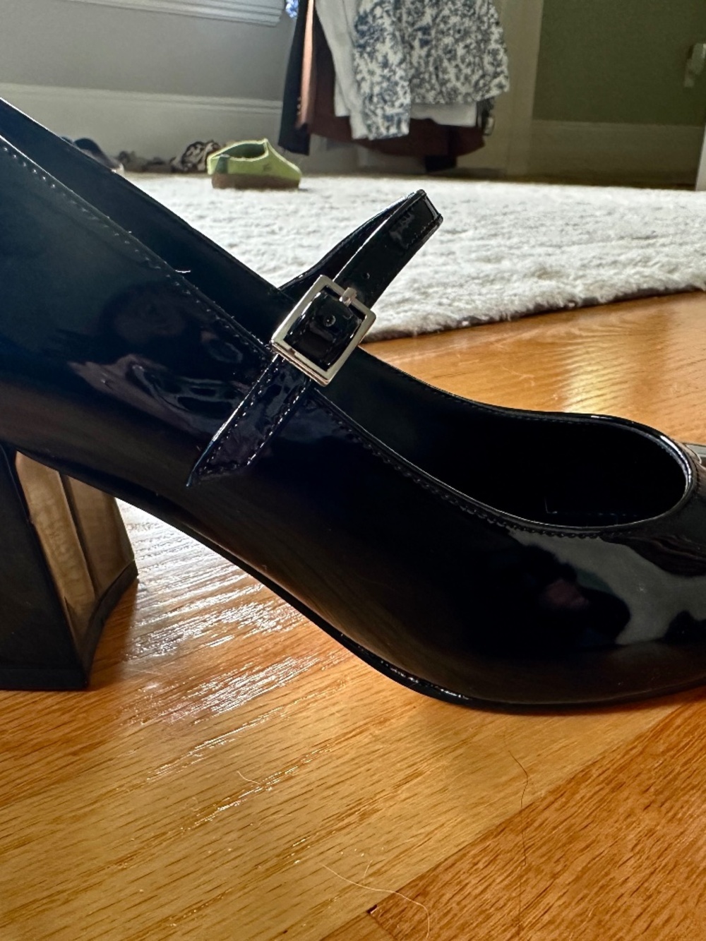 Calvin Klein black Mary Jane pump